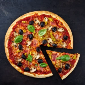 Pizza Prosciutto Funghi