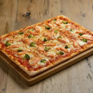 Pizzablech Salmone